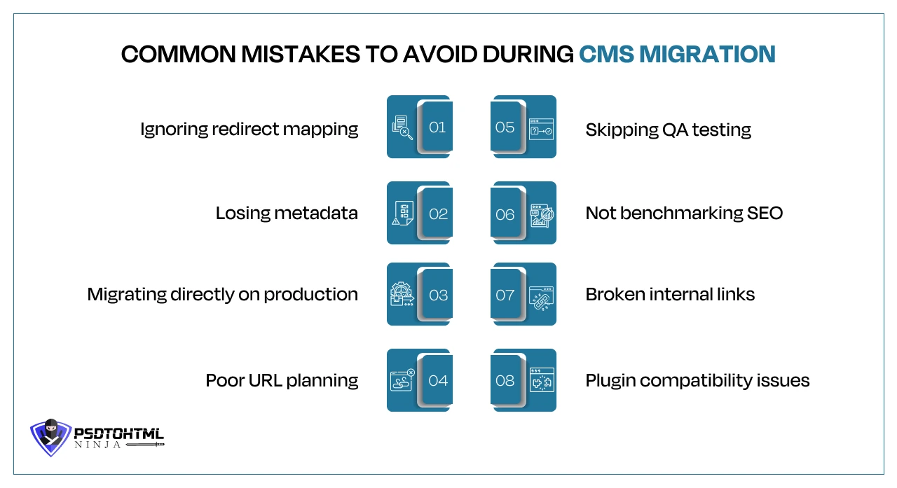 Common Mistakes to Avoid During CMS Migration