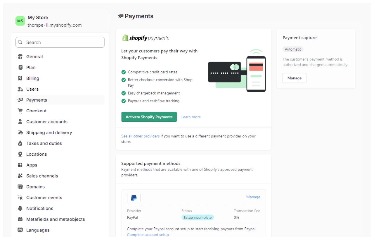 Configure Payments