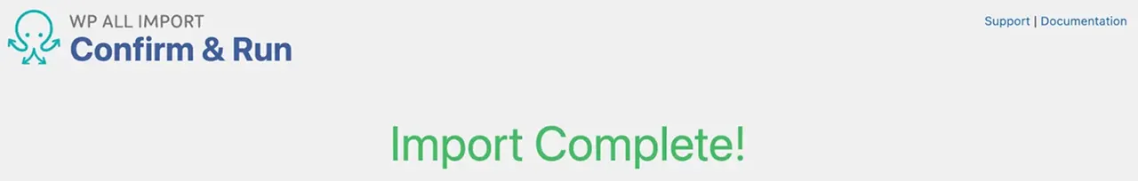 Confirm and Run