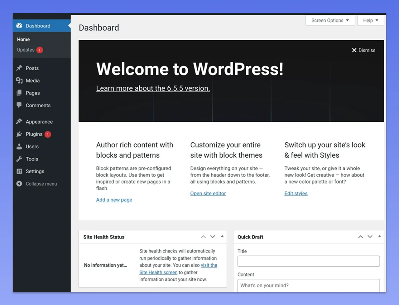Log in to your Webflow account