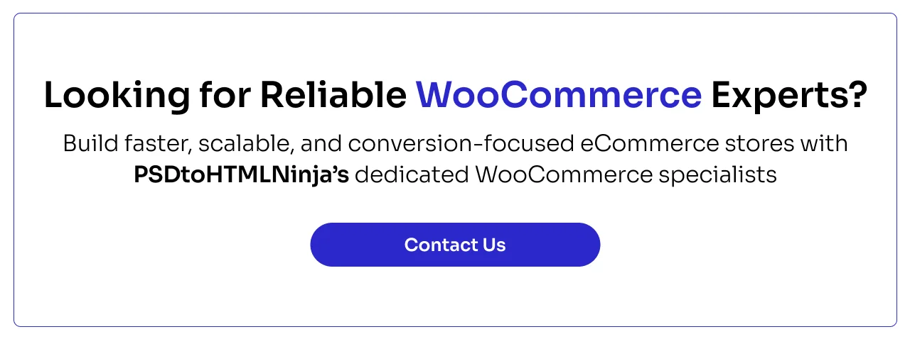 Looking for reliable woocommerce experts
