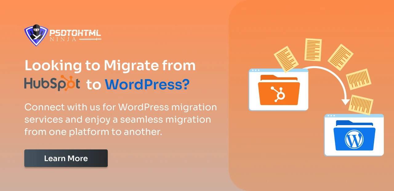 Looking to migrate from hubspot to wordpress
