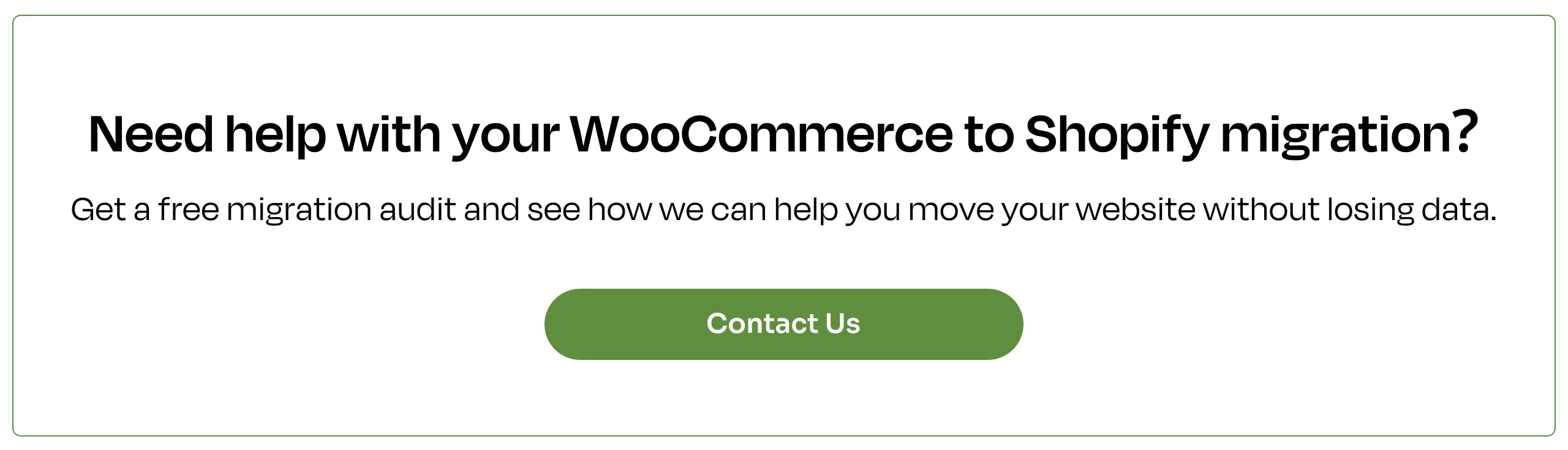 Need help with your woocommerce to shopify migration