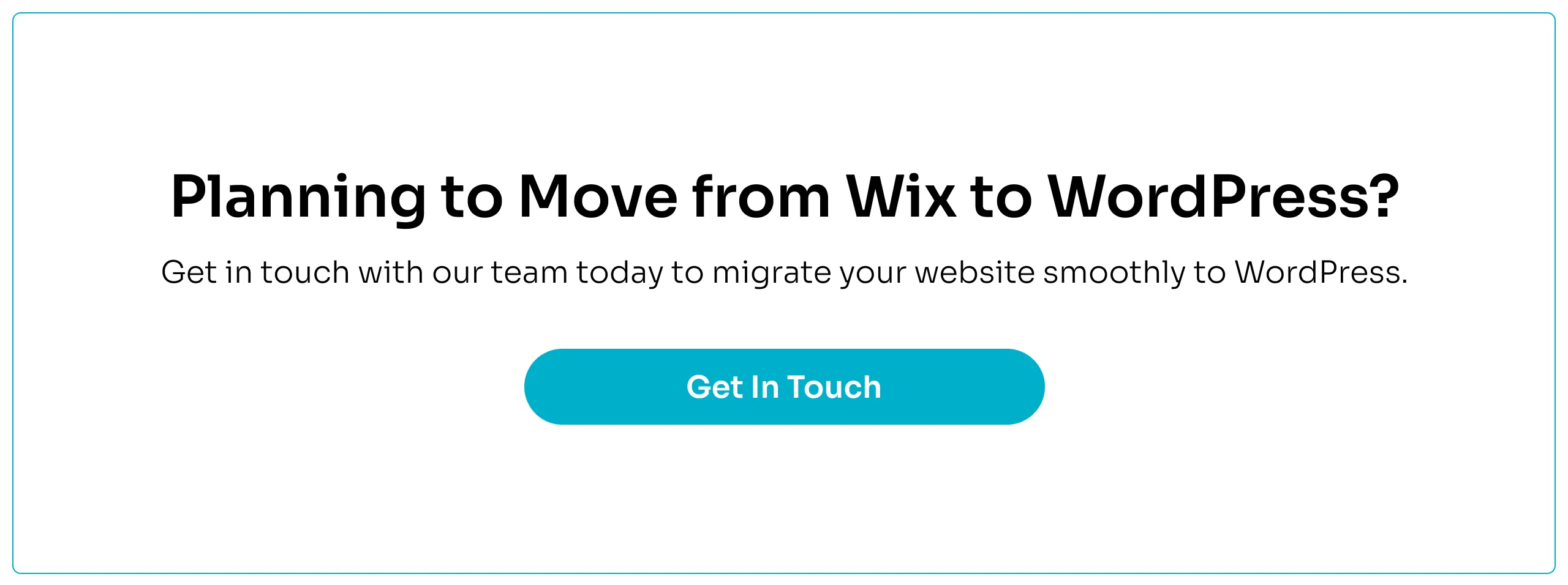 Planning to move from wix to wordpress