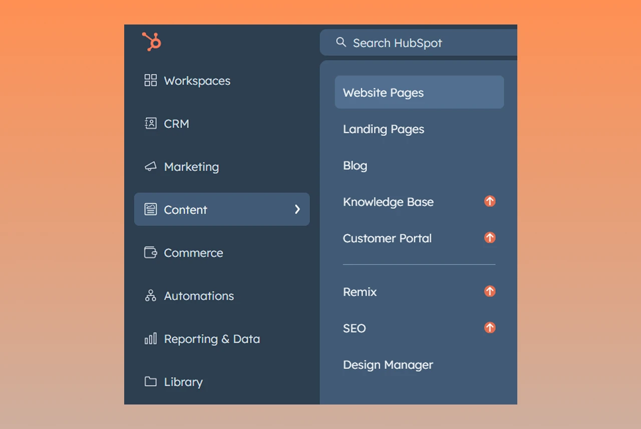 prepare the content for migration