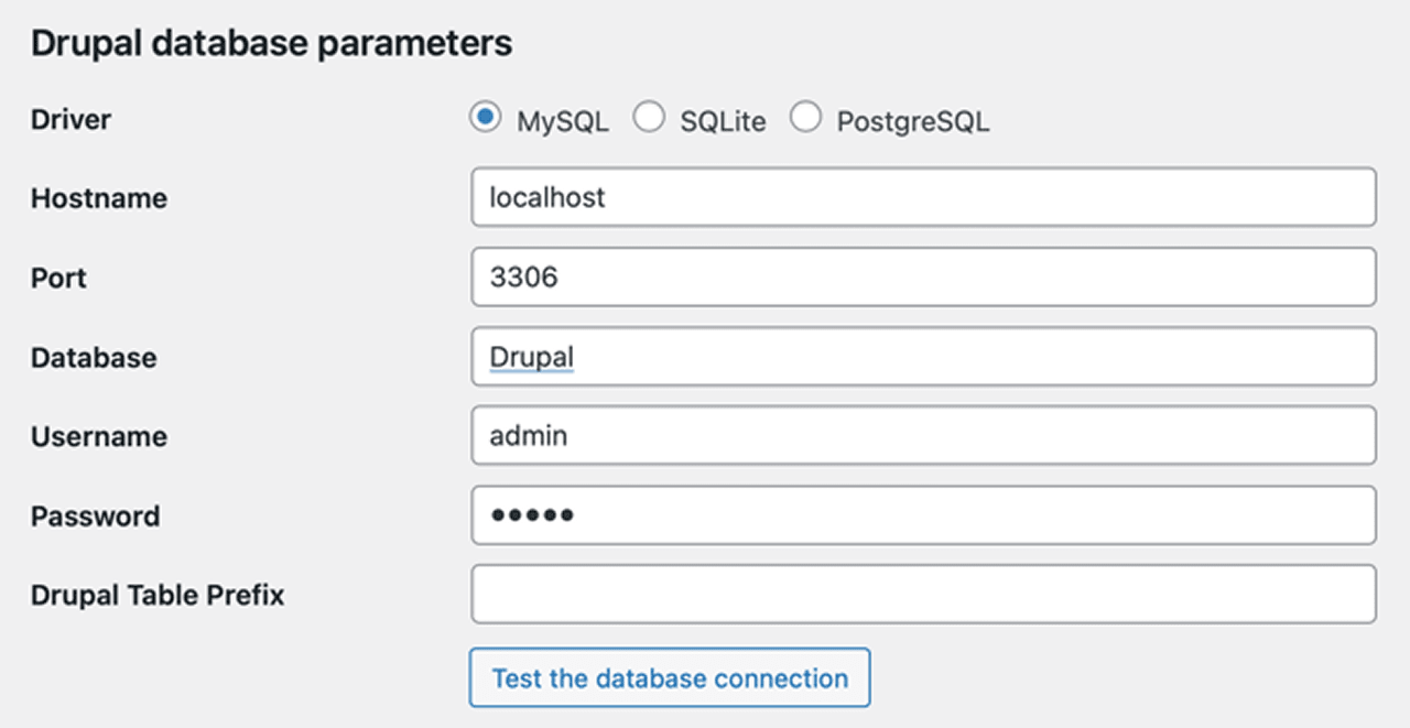 Drupal parameters