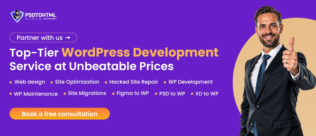 Custom WordPress Web Design Services - PSDtoHTMLNinja