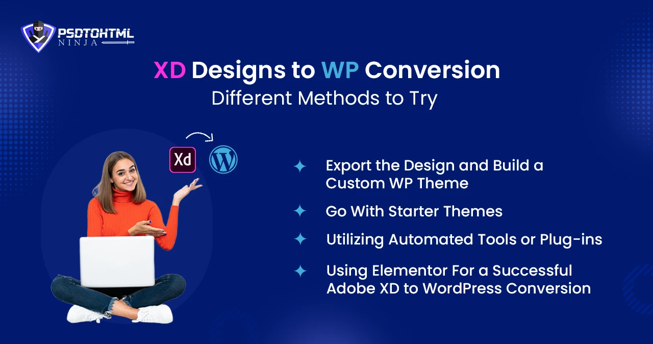 Different Methods to Convert XD to WordPress