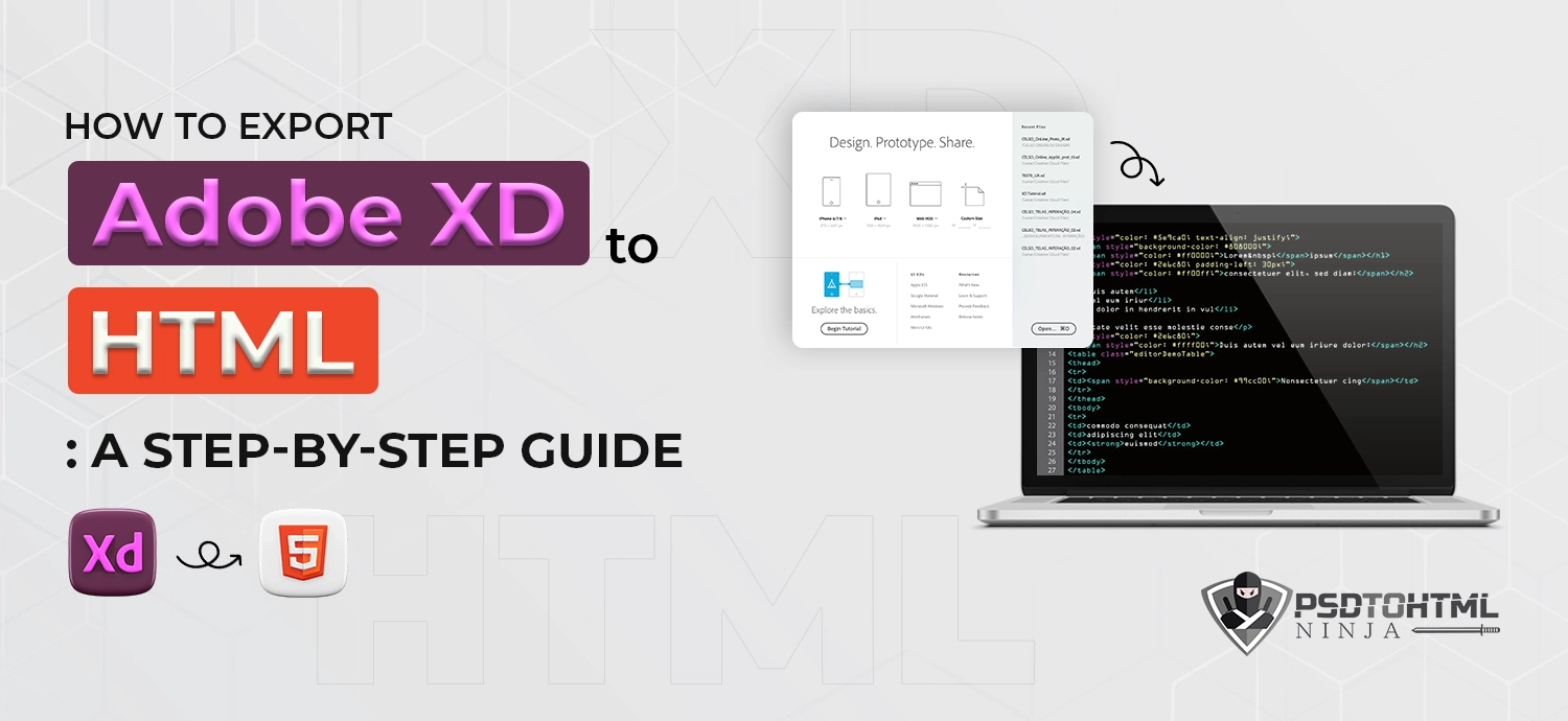 How to Export Adobe XD to HTML: A Step-by-Step Guide