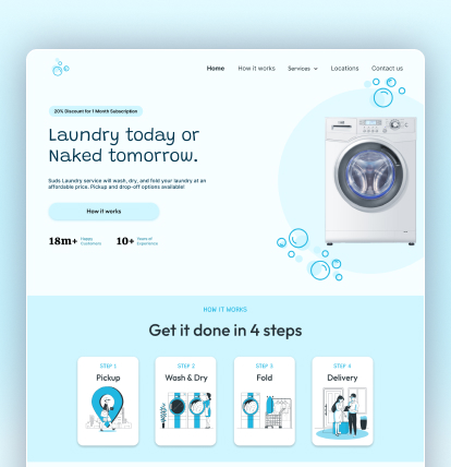 Dry Cleaner Website