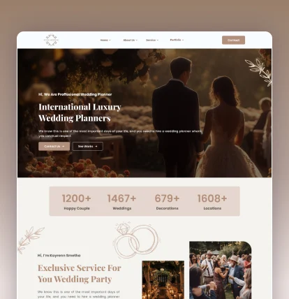 Wedding Planning Website