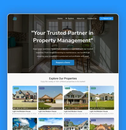 Property Management Website